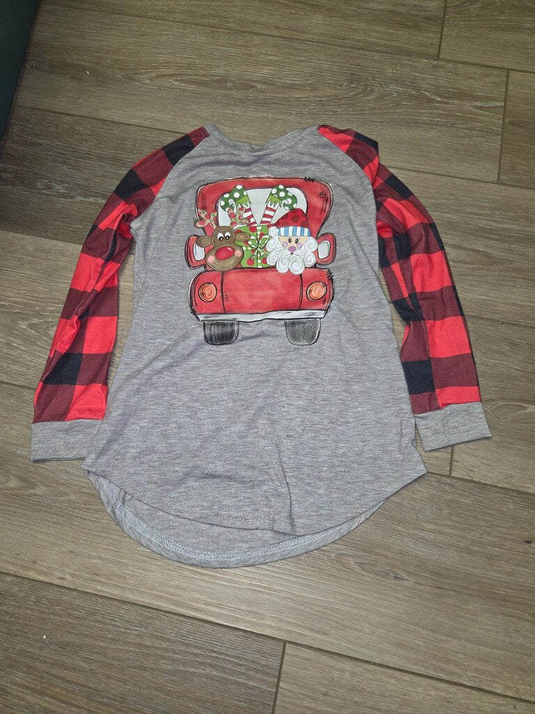 Christmas Truck Long Sleeve Shirt