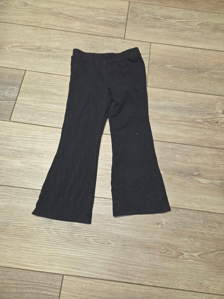 Girls Black Flare Leggings