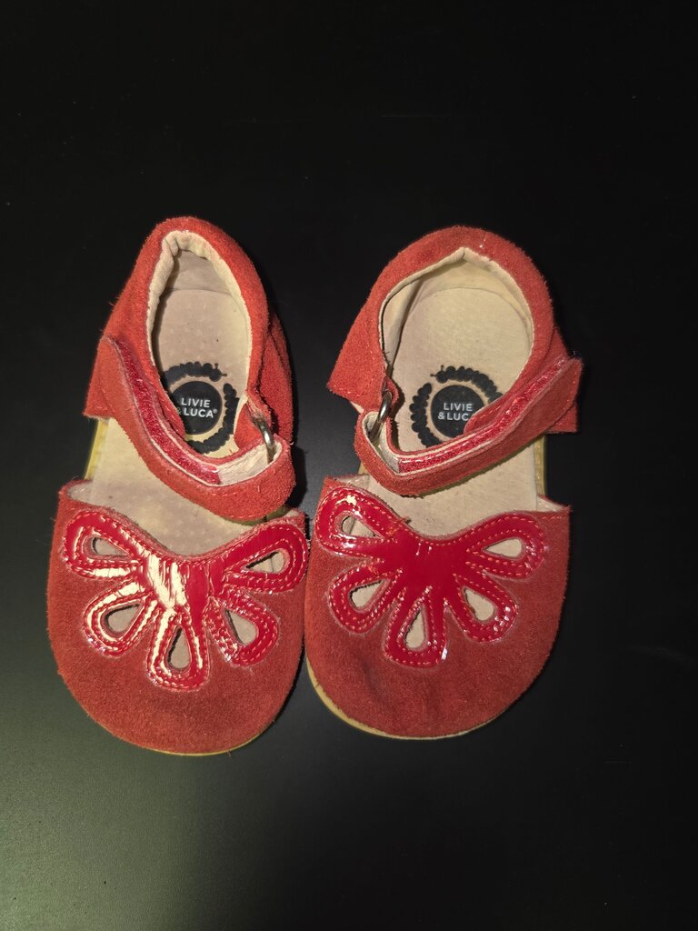 Livie & Luca Girls Red Mary Jane Shoes