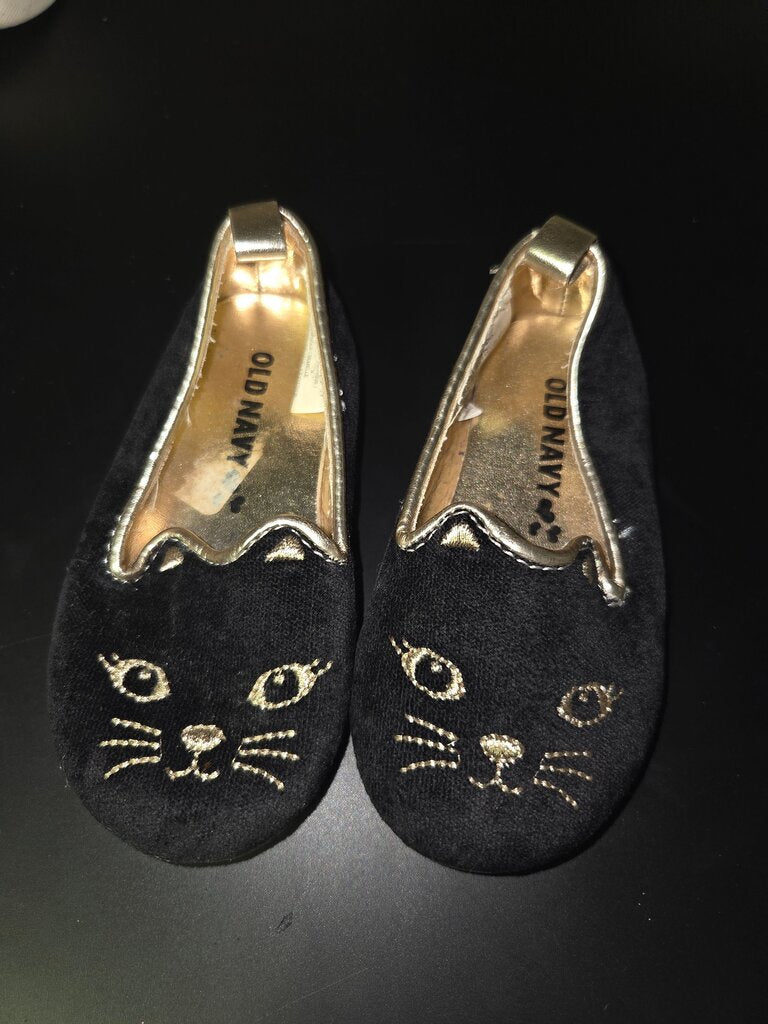 Old Navy Cat Face Girls Flat Shoes