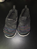 Black Multicolored Kids Slip-On Shoes