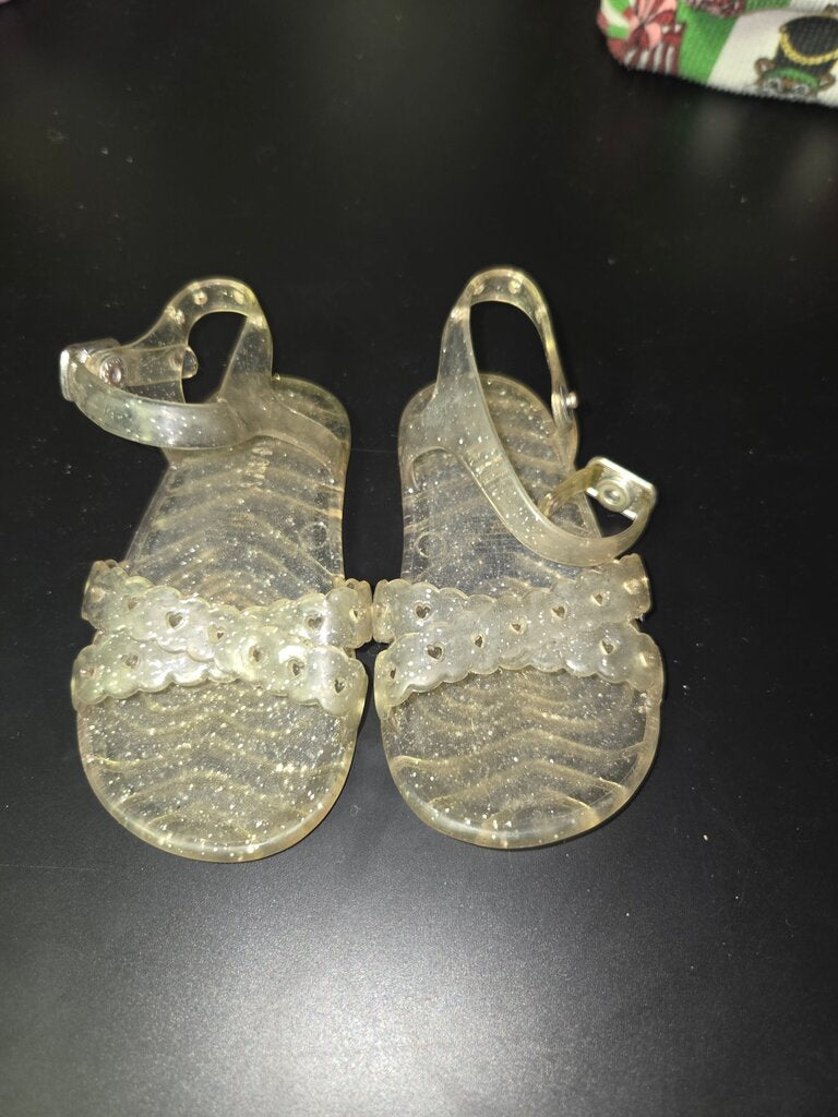Sparkly Transparent Baby Sandals