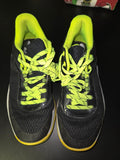 Black and Neon Yellow Athletic Shoes