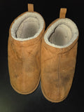 Brown Suede Slippers