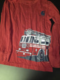 Carhartt Long Sleeve Red Fire Truck Tee