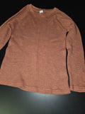 Kids Long Sleeve Waffle Knit Shirt
