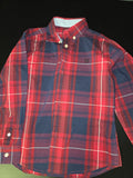 Boys Plaid Button-Up Shirt
