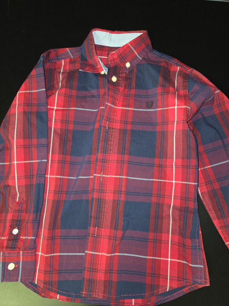Boys Plaid Button-Up Shirt