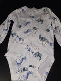 Baby Bodysuit with Animal Print