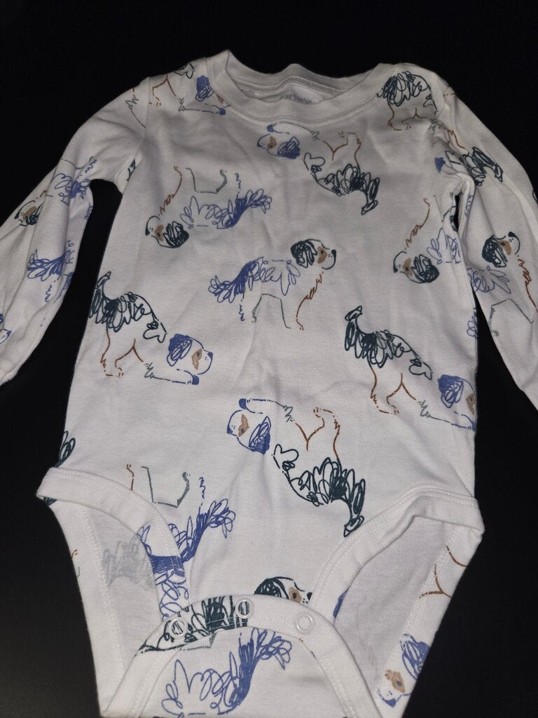 Baby Bodysuit with Animal Print