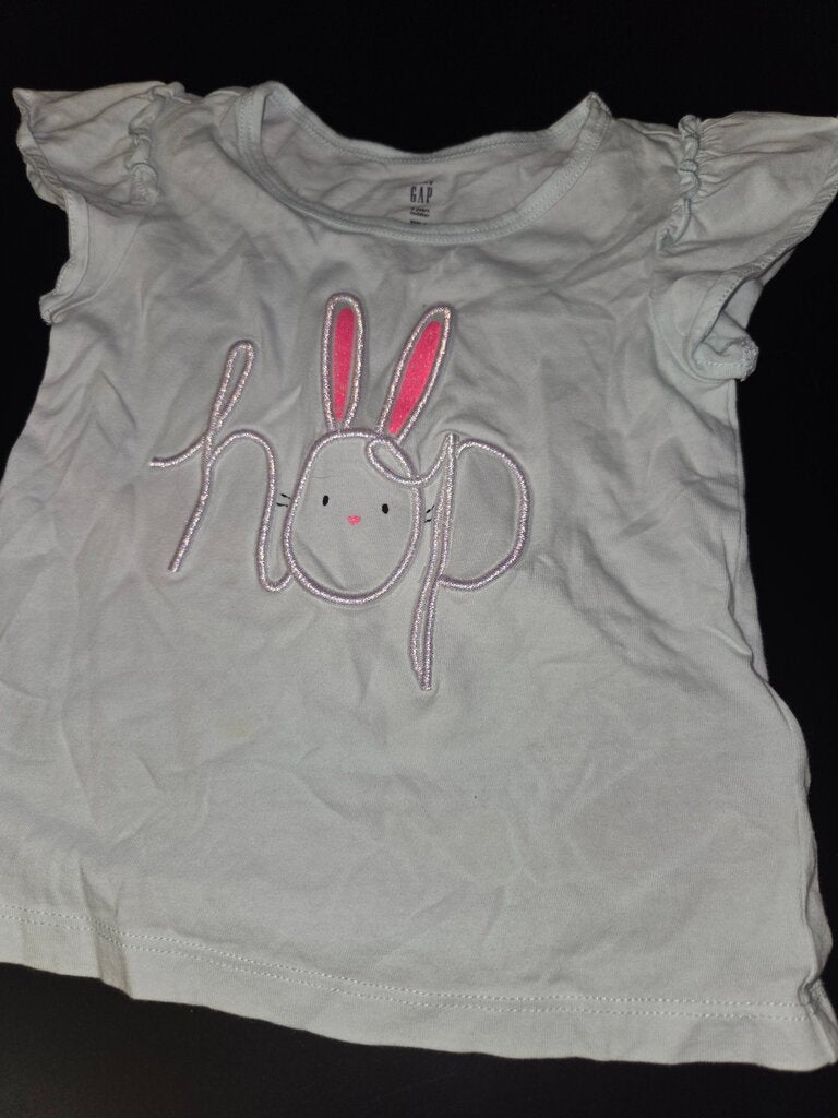 GAP Baby Girl Hop Bunny Graphic Tee