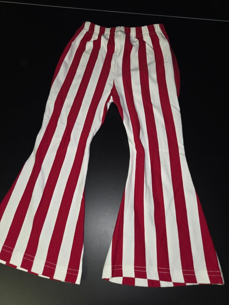 Red and White Striped Pants