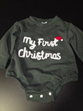 My First Christmas Baby Bodysuit