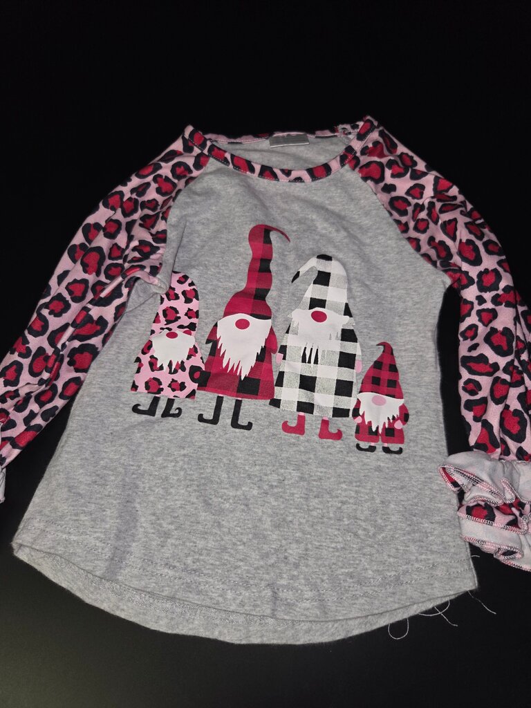 Girls' Gnome Graphic Long Sleeve Shirt
