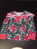 Girls Floral Long Sleeve Shirt