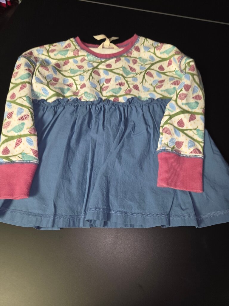 Girls Multi-Color Long Sleeve Dress