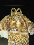 Gingham Check Baby Dress Set