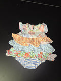 Colorful Ruffled Baby Girl's Dress