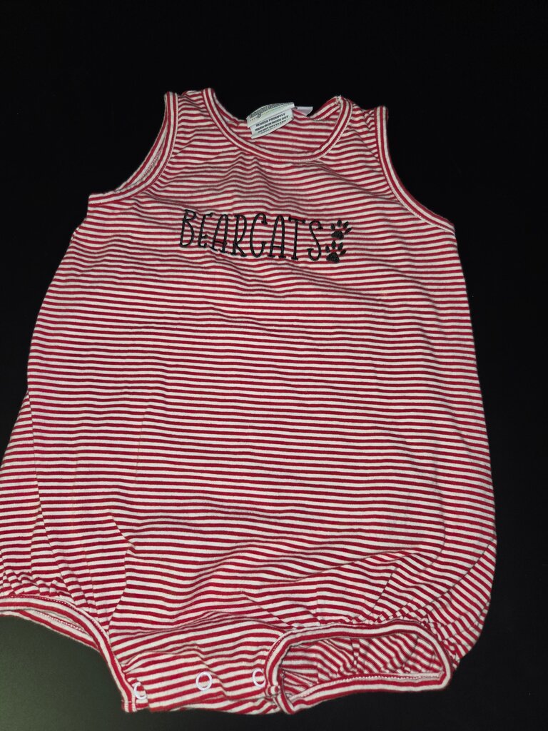 Bearcats Striped Baby Romper