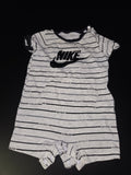 Nike Just Do It Striped Baby Romper