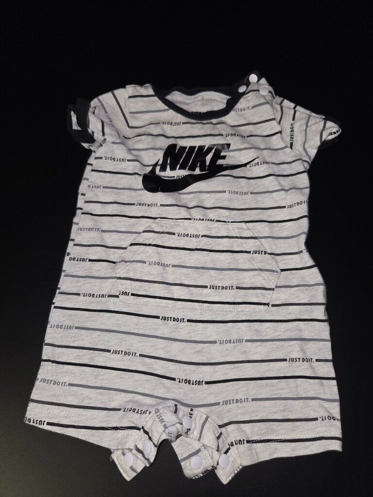 Nike Just Do It Striped Baby Romper