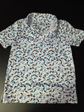 Toddler Boys' Shark Print Polo Shirt