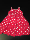 Girls Red Polka Dot Dress