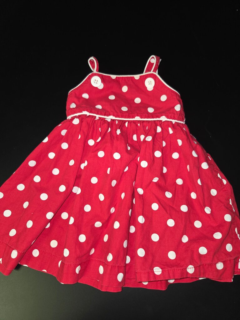 Girls Red Polka Dot Dress