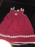Red Polka Dot Dress with Ribbons