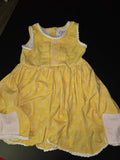 Girls' Yellow Floral Dress