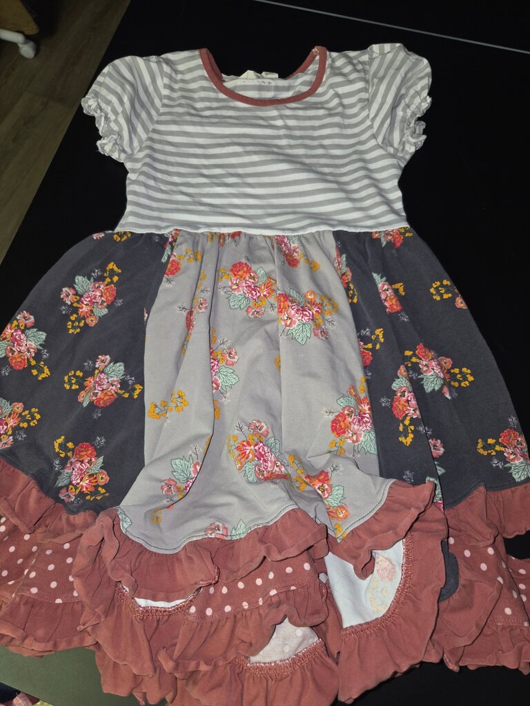 Floral Striped Dress