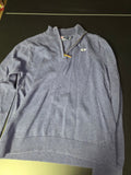 Navy Blue Quarter-Zip Sweater