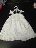 White Embroidered Dress for Infants