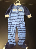 Little Brother Striped Footed Pajamas