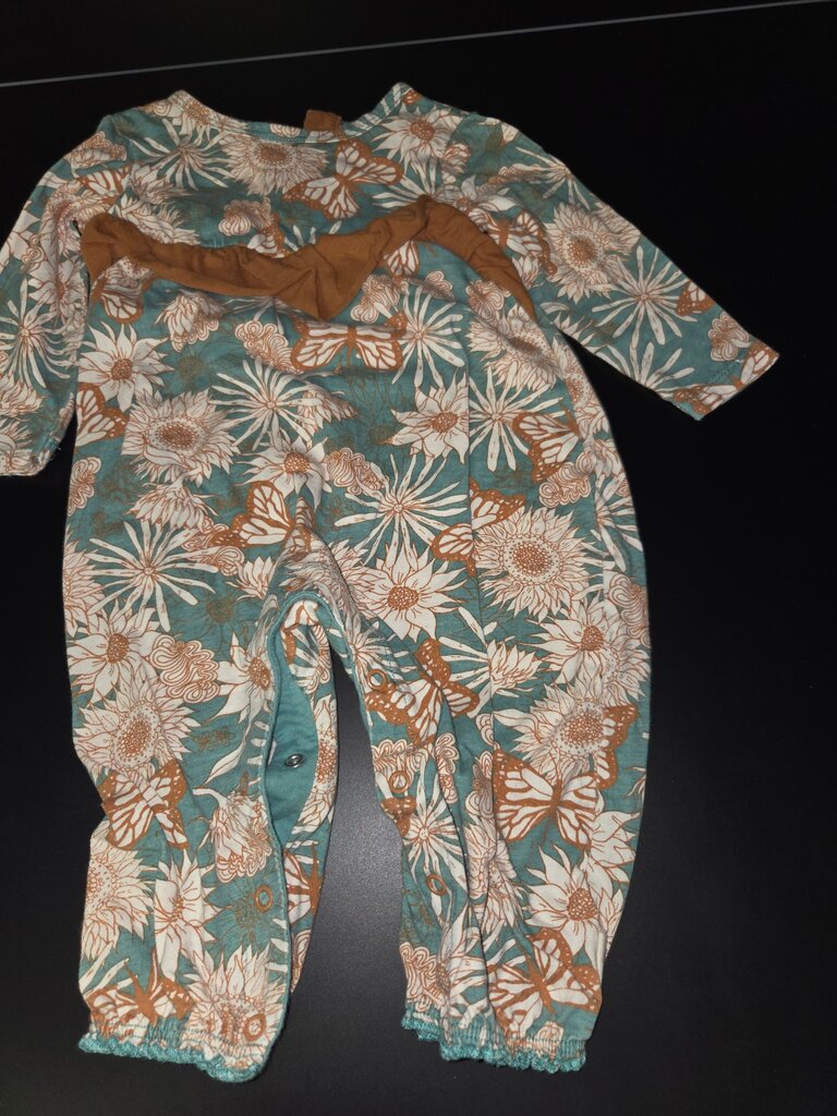Floral Print Baby Girl One-Piece Romper