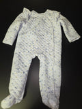 Blue Floral Baby Sleep Suit