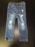 Infant Boys Denim Jeans with Distressed Details