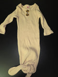 Infant Ribbed Knotted Gown