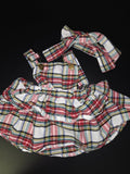 Plaid Pinafore Dress