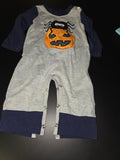 Halloween Spider Pumpkin Baby Onesie
