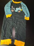 Toddler Boy's Tractor Themed Romper