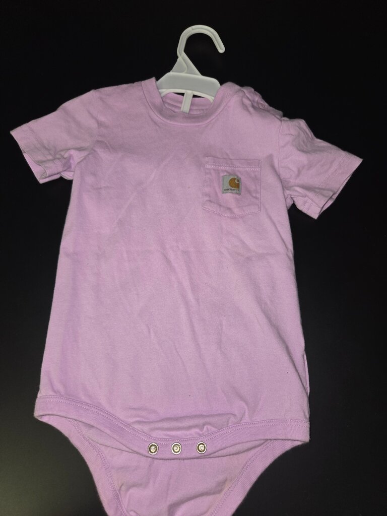 Carhartt Kids' Purple Short Sleeve Bodysuit