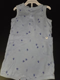 Blue Printed Baby Romper