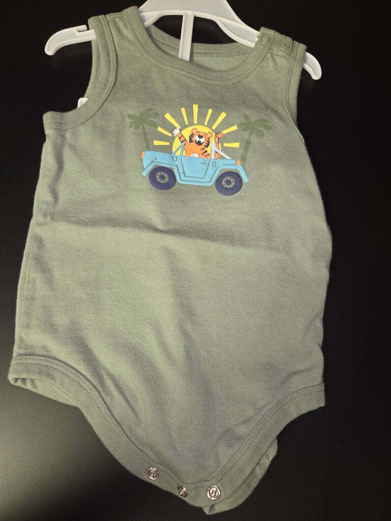 Cute Tiger Graphic Baby Bodysuit