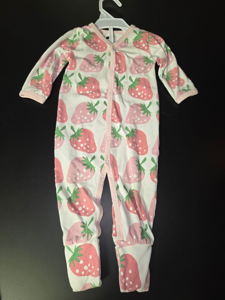 Strawberry Print Baby Onesie