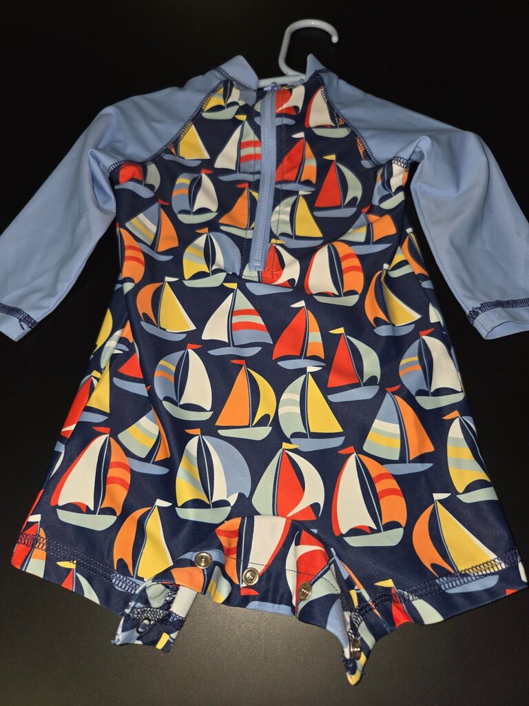 Sailboat Print Baby Swim Suit