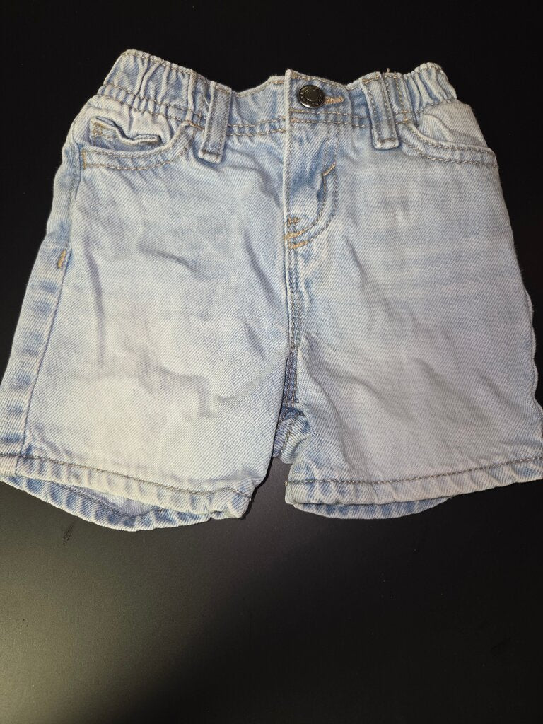 Light Blue Denim Shorts