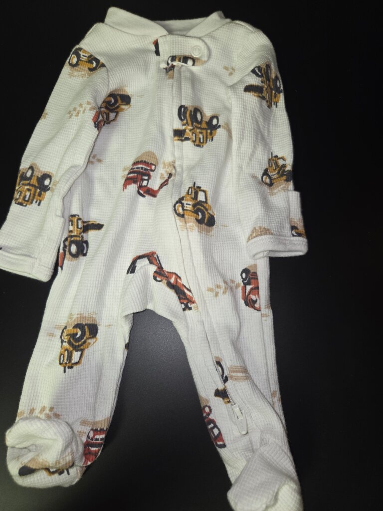 Construction Vehicles Baby Pajamas