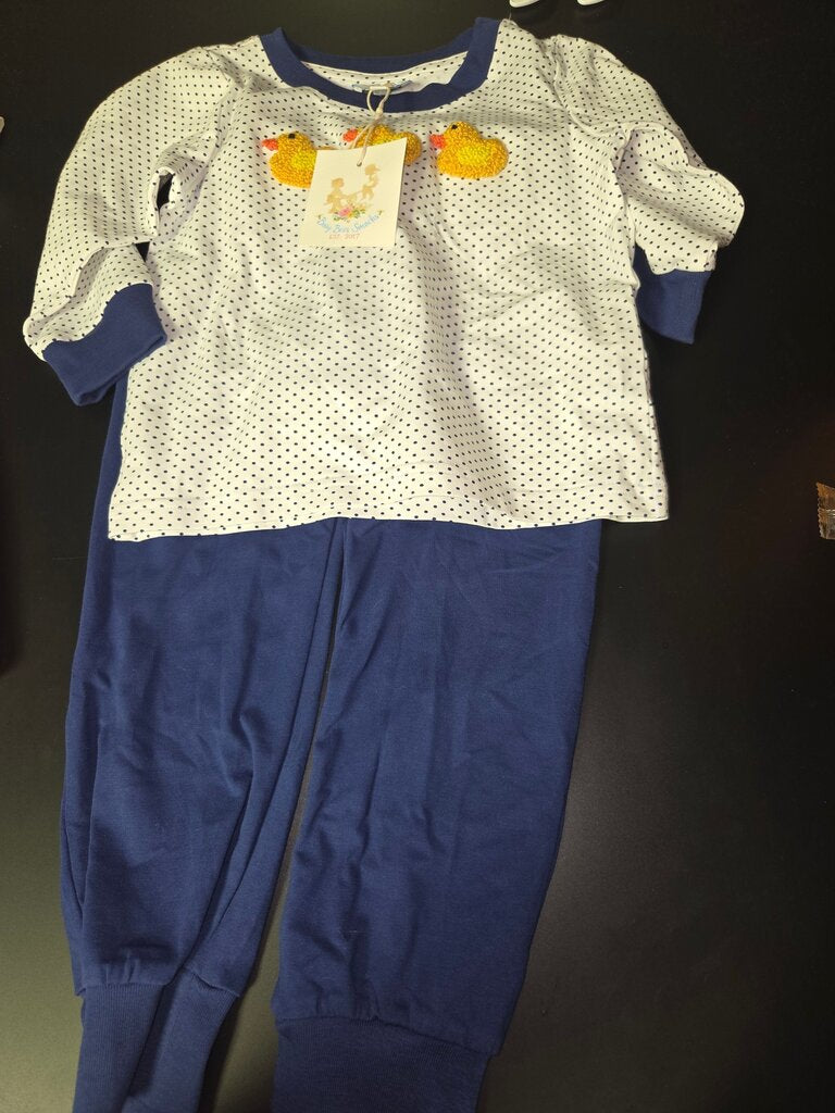 Baby Girl Duck Pajama Set