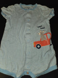 Carter's Baby Boys' Romper with Kangaroo and Car Design
